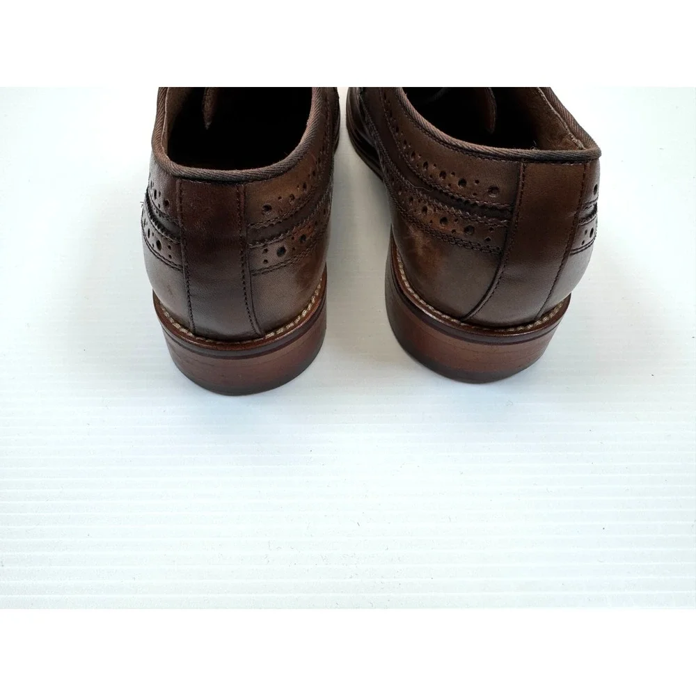 Johnston & Murphy Conard Wingtip Oxford Dress Shoes Men 10.5 EUC‎ Leather